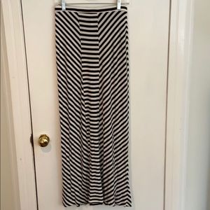Design History striped maxi skirt